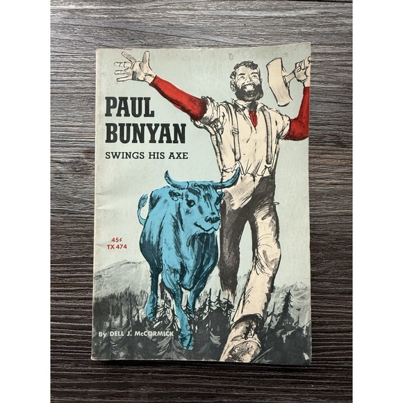 Paul Bunyan Swings His Axe paperback 1963‎ 1st Printing - Picture 1 of 5